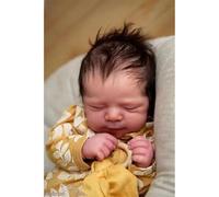 Anano Reborn Baby Dolls 18 Inch Real Life Baby Dolls Realistic Babys Doll Girl Vinyl Toy,Silicone Reborn BabyS Doll Birthday Gift Newborn Girl Like Princess for Age 3+Year Old Girls