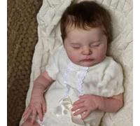 Anano Reborn Baby Dolls 19 Inch Real Life Baby Dolls Reborn Babys Doll Silicone Full Body Realistic Babys Doll Girl Vinyl Toy Newborn Girl for Age 3+Year Old Girls