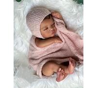 Anano Reborn Baby Dolls Black Girl Real Life Veins, 19 Inch African American Reborn Dolls, Life Like Biracial Reborn Baby Dolls That Look Real Silicone Infant, Realistic Mixed Race Skin