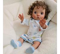 Anano Reborn Baby Dolls Full Body Silicone Waterproof 16 Inch Lifelike Newborn Babies Realistic Silicone Baby Dolls That Look Real Life Size Babys Doll New Born Can Be Into Water