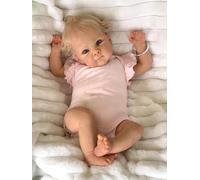 Anano Reborn Baby Dolls Realistic 18 Inch Newborn Baby Dolls Girl That Look Real Life Size Baby Doll Lifelike Silicone Baby Doll Alive Rosy Cheeks Bebe Reborn Toddler Dolls