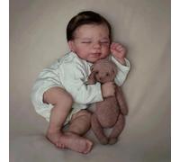 Anano Reborn Baby Dolls Silicone Full Body-18 In Realistic Baby Doll Girl, Full Silicone Babys Doll, Real Life Babys Reborn Dolls Soft Lifelike Babies Doll's Washable With Accessories