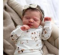 Anano Reborn Baby Dolls Silicone Full Body 18 In Realistic Baby Doll Newborn Girl, Full Silicone Reborn Dolls, LifeLike Babys Doll That Look Real Life Babys Doll's Washable