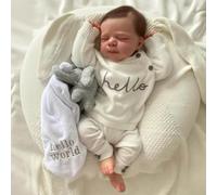 Anano Reborn Baby Dolls Silicone Full Body-18 Inch Realistic Baby Doll Lifelike Boy, Full Silicone Reborn Babys Dolls Washable, Real Life Babys Doll Fully Body With Accessories