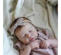 Anano Reborn Baby Dolls Silicone Reborn BabyS Doll Real Life Baby Dolls Realistic Babys Doll Girl 20 Inch Vinyl Toy,Birthday Gift Newborn Girl Like Princess for Age 3+Year Old Girls