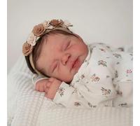 Anano Reborn Baby Full Body Vinyl Girls 18 Inch Real Life Newborn Doll Handmade Washable Reborn Babies With Soft Vinyl Body That Look Real Softness Sleeping Newborn Girls For Kids Age 3+