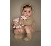 Anano Reborn Dolls 20 Inch Real Baby Lifelike Reborn Baby Dolls Realistic Silicone Baby Dolls That Look Real Newborn Girl Life Like Baby Dolll New Born Baby Doll Alive Blue Eyes