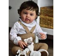 Anano Reborn Dolls Lifelike Baby Doll Boy 24 Inch Real Life Baby Doll Toddlers Big Size Realistic Silicone Baby Dolls Life Like Newborn Baby Authentic Reborn Rebirth Doll