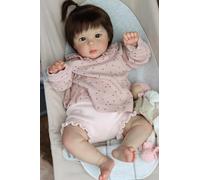 Anano Reborn Dolls Lifelike Newborn Baby Dolls 20 Inch Realistic Silicone Baby Dolls Reborn Toddler Girl Real Life Baby Dolls Alive Life Like Girl Baby Doll Poseable