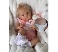 Anano Reborn Girl Dolls 18 Inch Realistic Reborn Baby Dolls Silicone Full Body Waterproof Lifelike Newborn Baby Dolls That Look Real Life Like New Born Baby Dolls Alive Blue Eyes