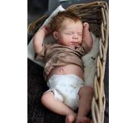 Anano Reborn Silicone Baby Doll Boy 18 Inch Toddler Realistic Full Body Silicone Baby Boy Real Baby Dolls That Look Real Life Looking Baby Dolls Newborn Doll With Veins