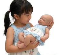Anano Squishy Reborn Baby Dolls Silicone Full Body Girl 20“ | Floppy Platinum Solid Silicone Baby Doll Realistic Reborn Babies That Look Real Newborn Premiee for Kids 3+ Role Playing