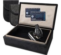 Ananta Faraday Box for Car Keys, Luxury RFID Signal Blocking Key Box, Black | Military Grade | Magnetic Close | Car Key Signal Blocker | 2 x Spare Key Pouch | 2 x RFID Contactless Blocking Cards