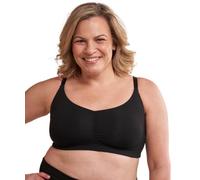 AnaOno Full Coverage Post-Surgery Bra - Medium Support Mastectomy Bras with Pocketed Cups for Lightweight Breast Forms, Black, M