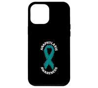 Anaphylaxis Awareness - Teal Ribbon Case for iPhone 12 Pro Max