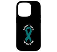 Anaphylaxis Awareness - Teal Ribbon Case for iPhone 14 Pro