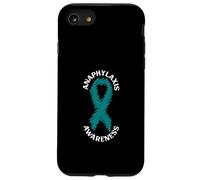 Anaphylaxis Awareness - Teal Ribbon Case for iPhone SE (2020) / 7/8