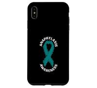 Anaphylaxis Awareness - Teal Ribbon Case for iPhone XS Max