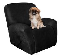 ANARACHON Leather Like Recliner Chair Covers (X-Large, Black)