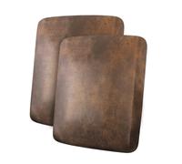 ANARACHON Leather Look Couch Cushion Covers Sofa Seat Slipcovers Sets Couches Furniture Protector for Sectional Armchair Loveseat Pets Kids Stretch Spandex Fabric (2 Cushion Sofa, Dark Brown)