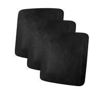 ANARACHON Leather Look Couch Cushion Covers Sofa Seat Slipcovers Sets Couches Furniture Protector for Sectional Armchair Loveseat Pets Kids Stretch Spandex Fabric (3 Cushion Sofa, Black)