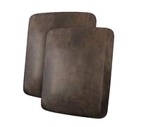 ANARACHON Leather Look Couch Cushion Covers Sofa Seat Slipcovers Sets Couches Furniture Protector for Sectional Armchair Loveseat Pets Kids Stretch Spandex Fabric (2 Cushion Sofa, Brown)