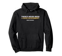 Anarchism Libertarian Emma Goldman No Good Government Quote Pullover Hoodie