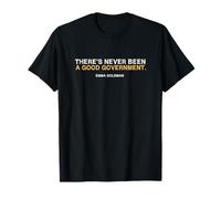 Anarchism Libertarian Emma Goldman No Good Government Quote T-Shirt