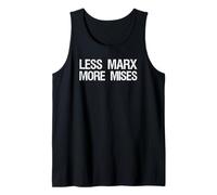 Anarcho Capitalism Libertarian - Less Marx, More Mises Tank Top