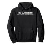 Anarcho Capitalism Libertarian Voluntarism The Government Pullover Hoodie