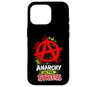Anarchy in the Streets - Bold Punk Rock Anarchist Case for iPhone 16 Pro