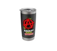 Anarchy in the Streets - Bold Punk Rock Anarchist Stainless Steel Insulated Tumbler