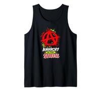 Anarchy in the Streets - Bold Punk Rock Anarchist Tank Top
