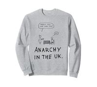 Anarchy in the UK Funny Tea Refusal Comic Sweatshirt