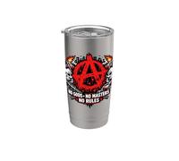 Anarchy Punk, Rebel Symbol Stainless Steel Insulated Tumbler