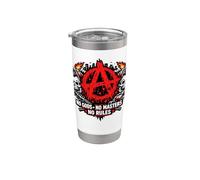 Anarchy Punk, Rebel Symbol Stainless Steel Insulated Tumbler