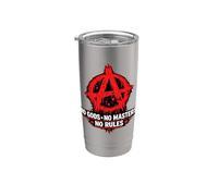 Anarchy Punk, Rebel Symbol Stainless Steel Insulated Tumbler