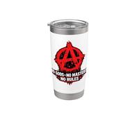 Anarchy Punk, Rebel Symbol Stainless Steel Insulated Tumbler