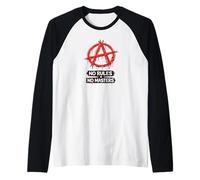 Anarchy, Punk Rock, Anarchists Raglan Baseball Tee