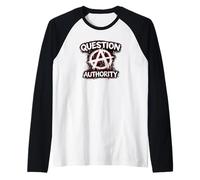 Anarchy, Punk Rock, Anarchists Raglan Baseball Tee