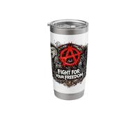 Anarchy, Punk Rock, Anarchists Stainless Steel Insulated Tumbler