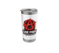 Anarchy, Punk Rock, Anarchists Stainless Steel Insulated Tumbler
