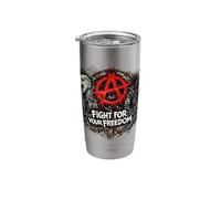 Anarchy, Punk Rock, Anarchists Stainless Steel Insulated Tumbler