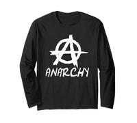 Anarchy Sign Rebel Skateboard Vintage Retro T-Shirt Long Sleeve T-Shirt