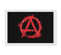 Anarchy Symbol 5D Diamond Art Painting Kits Adults Round Full Drill Picture Craft Gifts Home Decor