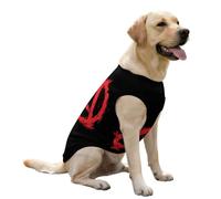 Anarchy Symbol Dog Cooling Vest Summer Shirts Cute Pullover Pet Clothes for Large Puppy