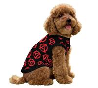 Anarchy Symbol Dog Cooling Vest Summer Shirts Cute Pullover Pet Clothes for Small Medium Puppy