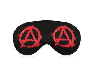 Anarchy Symbol Sleep Mask Eye Cover for Sleeping Men Women Light Blocking Travel Blindfold