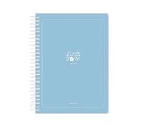 Anartik 25-26 Spiral Essentials Blue Diary A5 Bilingual FSC Paper 80 g.