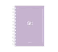 Anartik 25-26 Spiral Essentials Purple Day A5 Bilingual FSC Paper 80 g